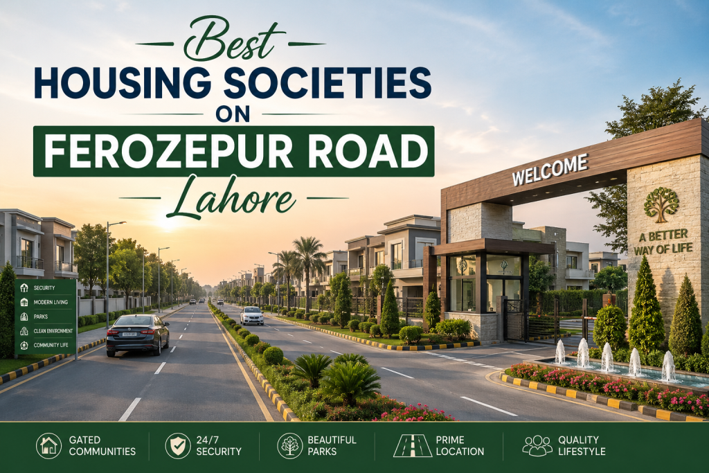 Best Housing Societies on Ferozepur Road Lahore - Complete Area Guide for Buyers & Investors