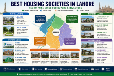 Best Housing Societies of Lahore - Complete Guide for Property Buyers & Investors