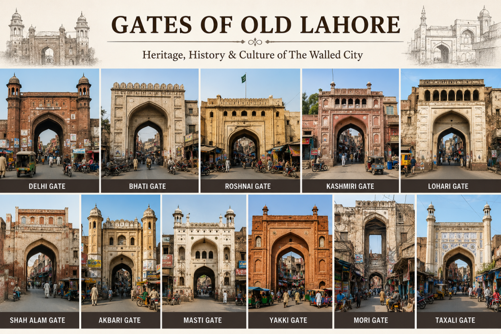 Gates of Old Lahore - A Journey Through the Historic Walled City