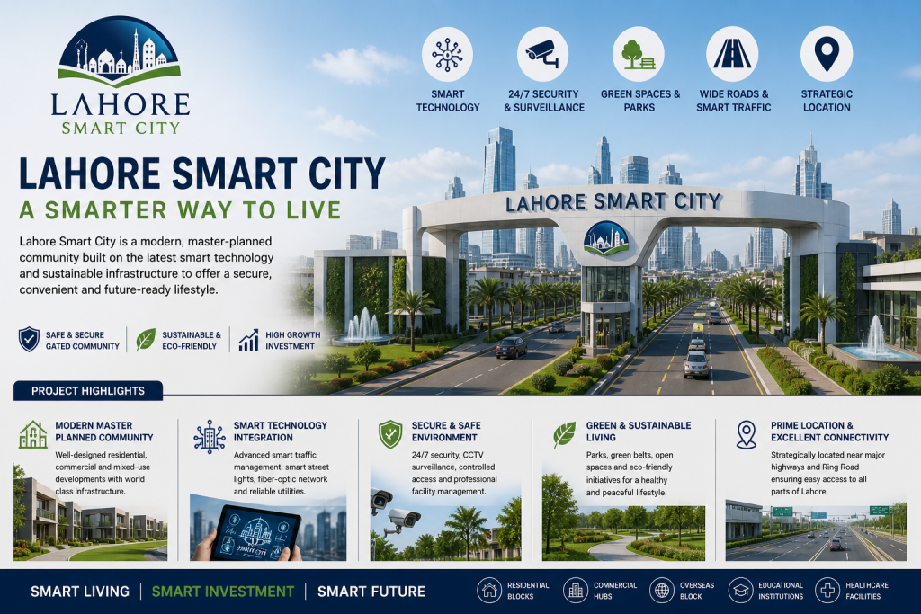 Lahore Smart City - A Complete Guide to Pakistan’s Modern Smart Housing Community